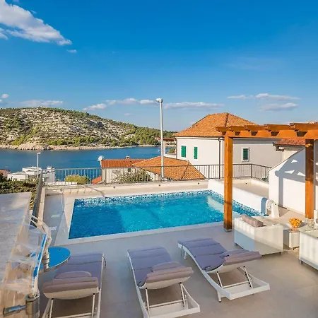 Villa Diomedes With The Sea View And The Pool