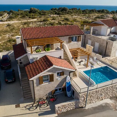 Diomedes With The Sea View And The Pool Vila Rogoznica (Sibenik-Knin)
