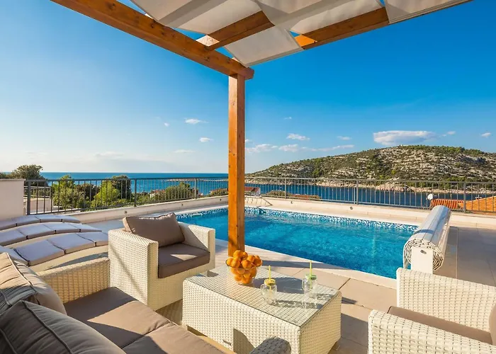 Diomedes With The Sea View And The Pool Villa Rogoznica (Sibenik-Knin)