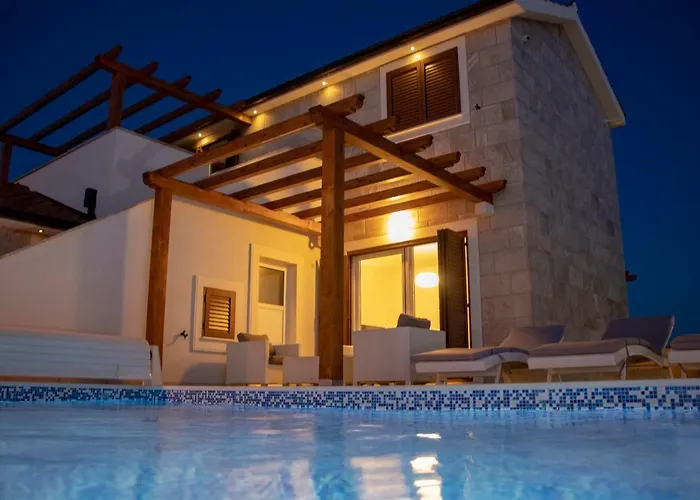 Villa Diomedes With The Sea View And The Pool