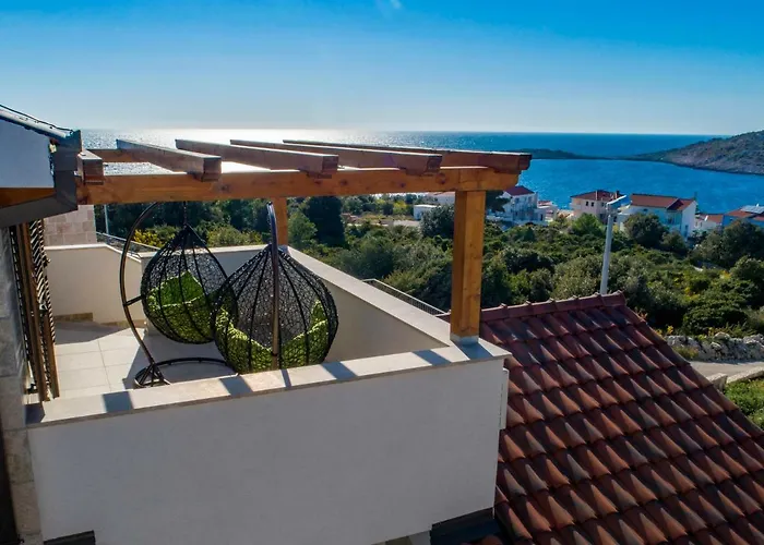 Diomedes With The Sea View And The Pool Vila Rogoznica (Sibenik-Knin)